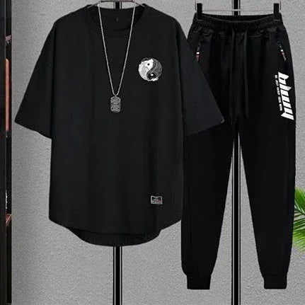 Men's Clothing Alphabet Pants Sets Jogger Tracksuit 5xl Gym Top White Sports Suits Chic T Shirt Man Stylish Original Brands Cool