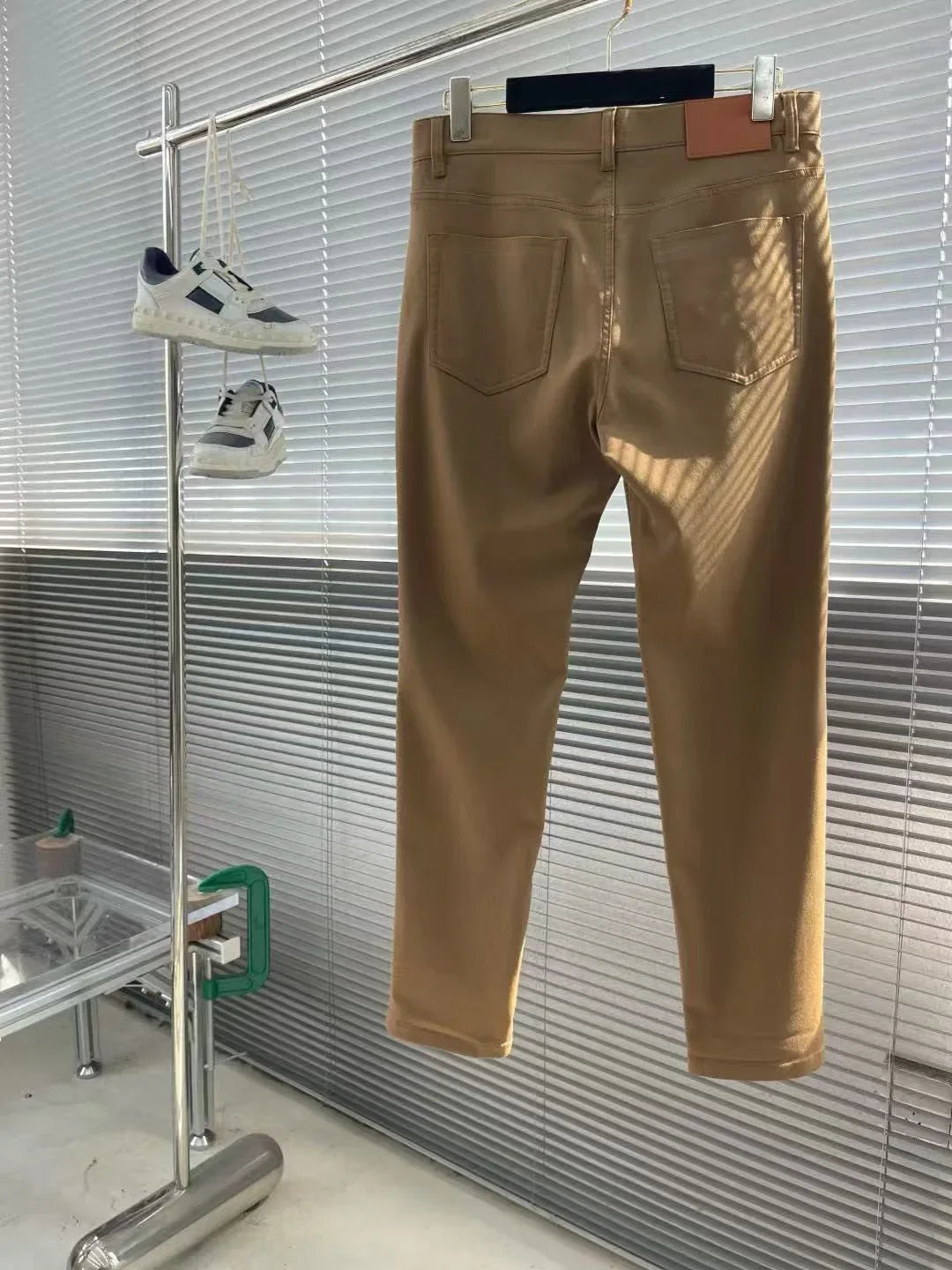 LP Italian Casual Straight Jeans Men's Simple Pants