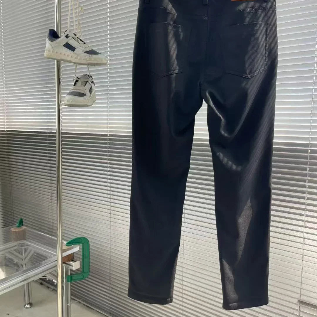 LP Italian Casual Straight Jeans Men's Simple Pants